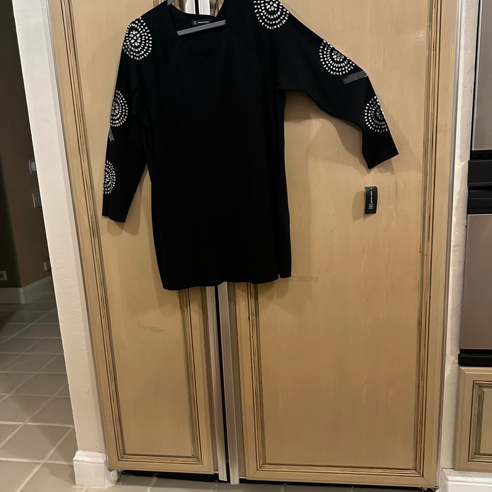Black Embellished Women's Top
